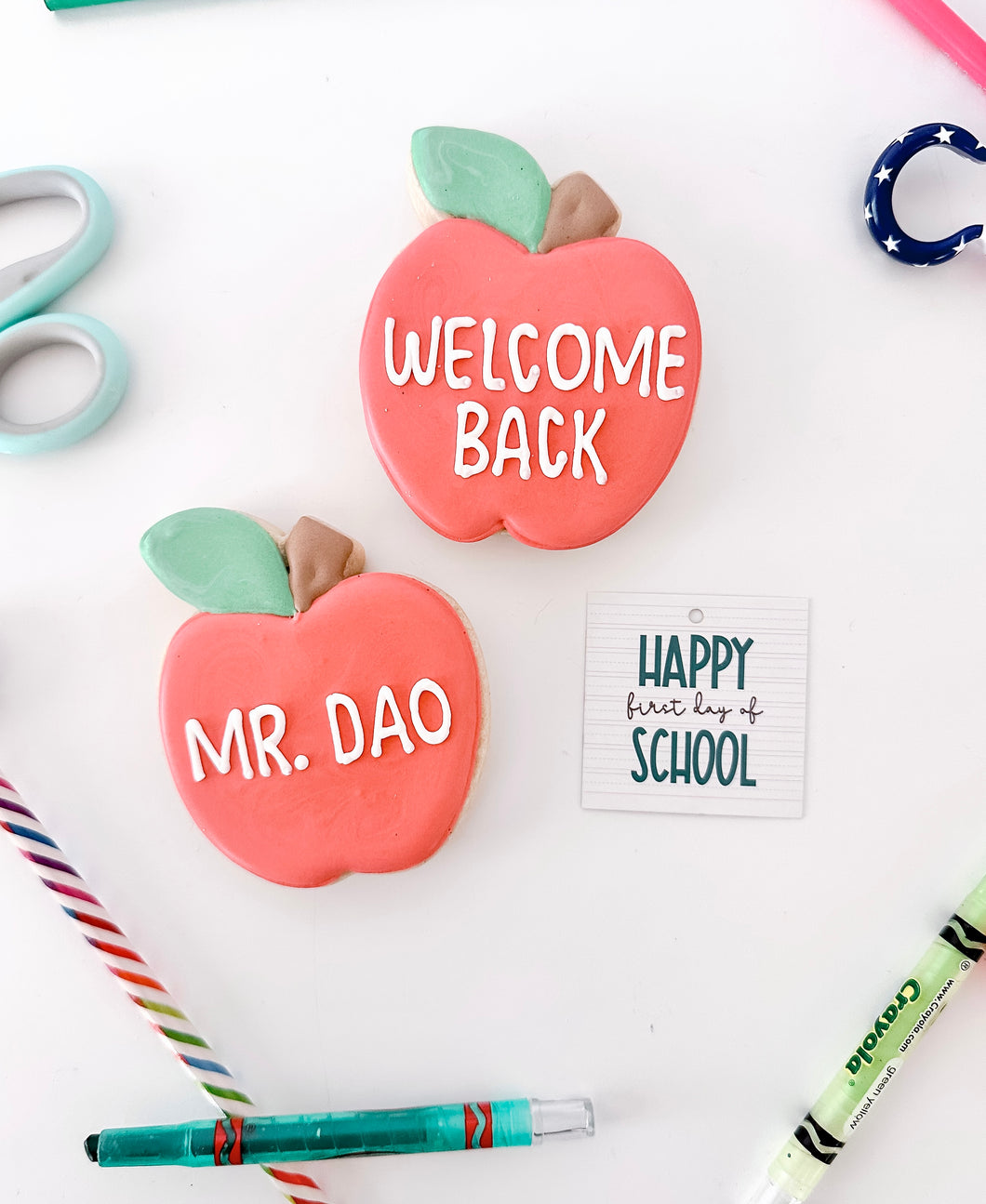 Personalized Apple Cookie